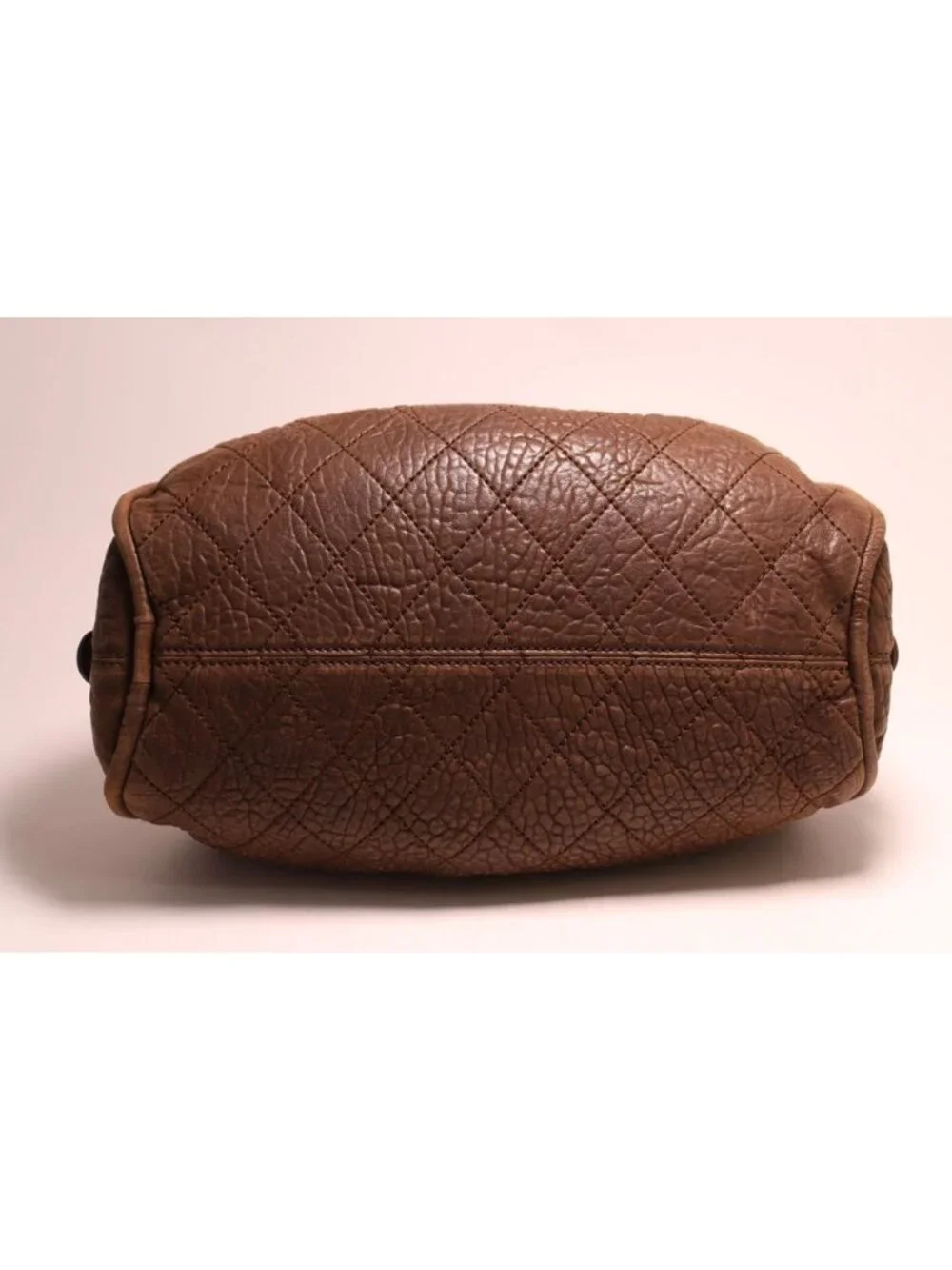 Chanel Leather Handbag Brown